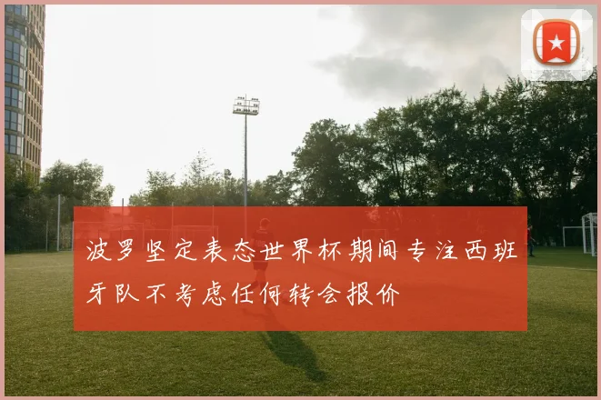 波罗坚定表态世界杯期间专注西班牙队不考虑任何转会报价